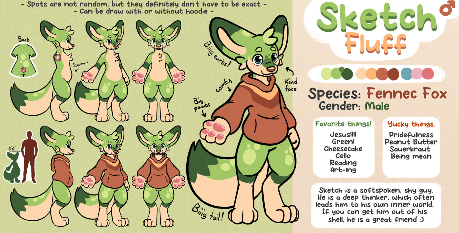 SketchFluff Sketchfluff Reference Sheet